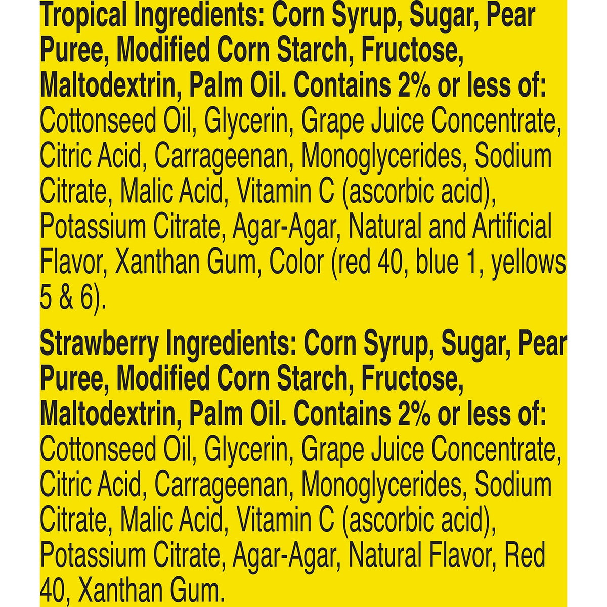 Gushers Strawberry & Tropical Variety Pack Snacks, 0.8 oz., 42 pk.