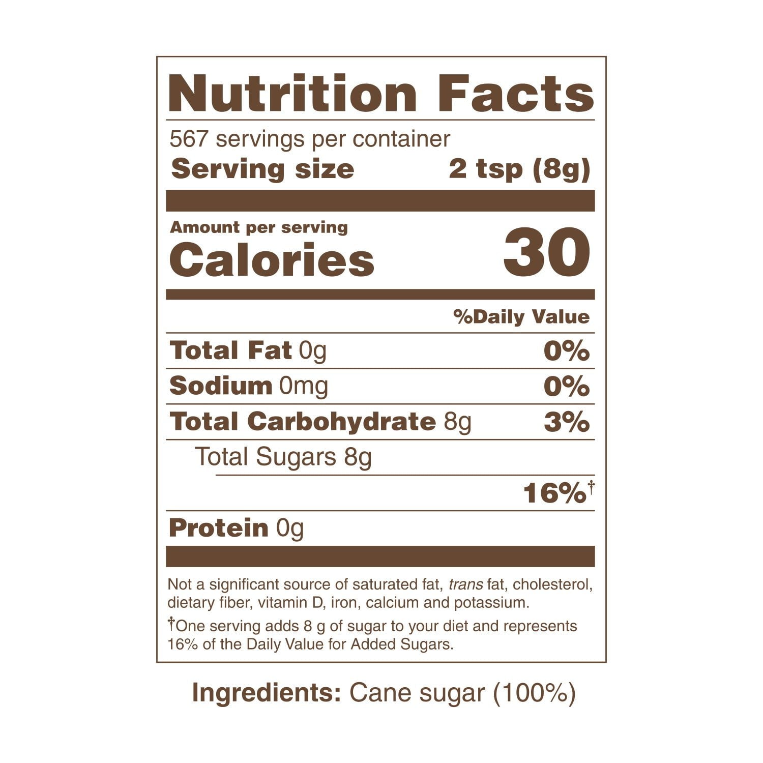 Zulka Pure Cane Sugar 10 lbs.