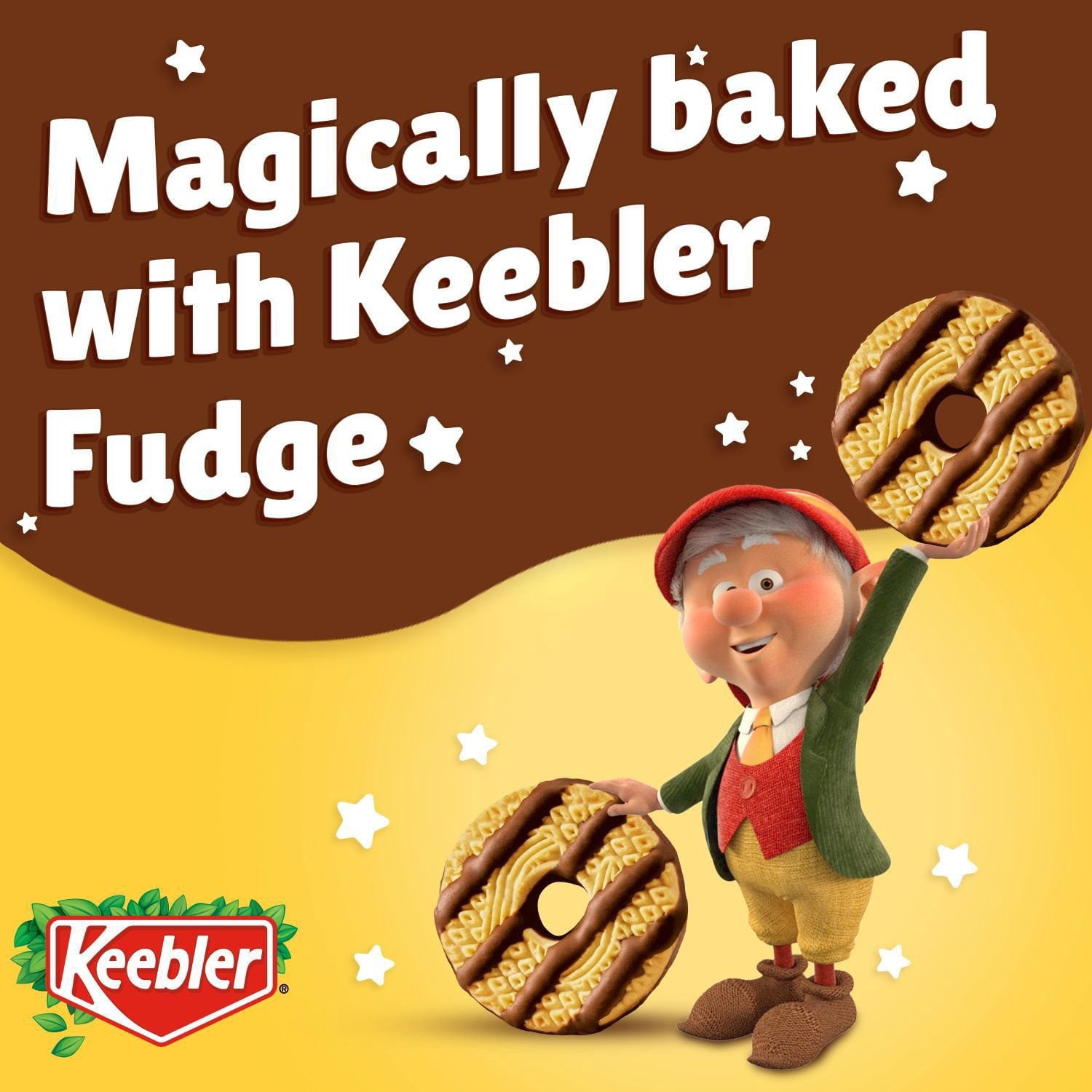 Keebler Mini Fudge Stripe Cookies, 2 oz., 36 ct.