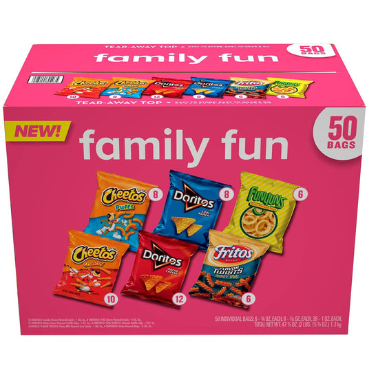 Frito Lay Family Fun Snack Mix Variety Pack, 50 pk.