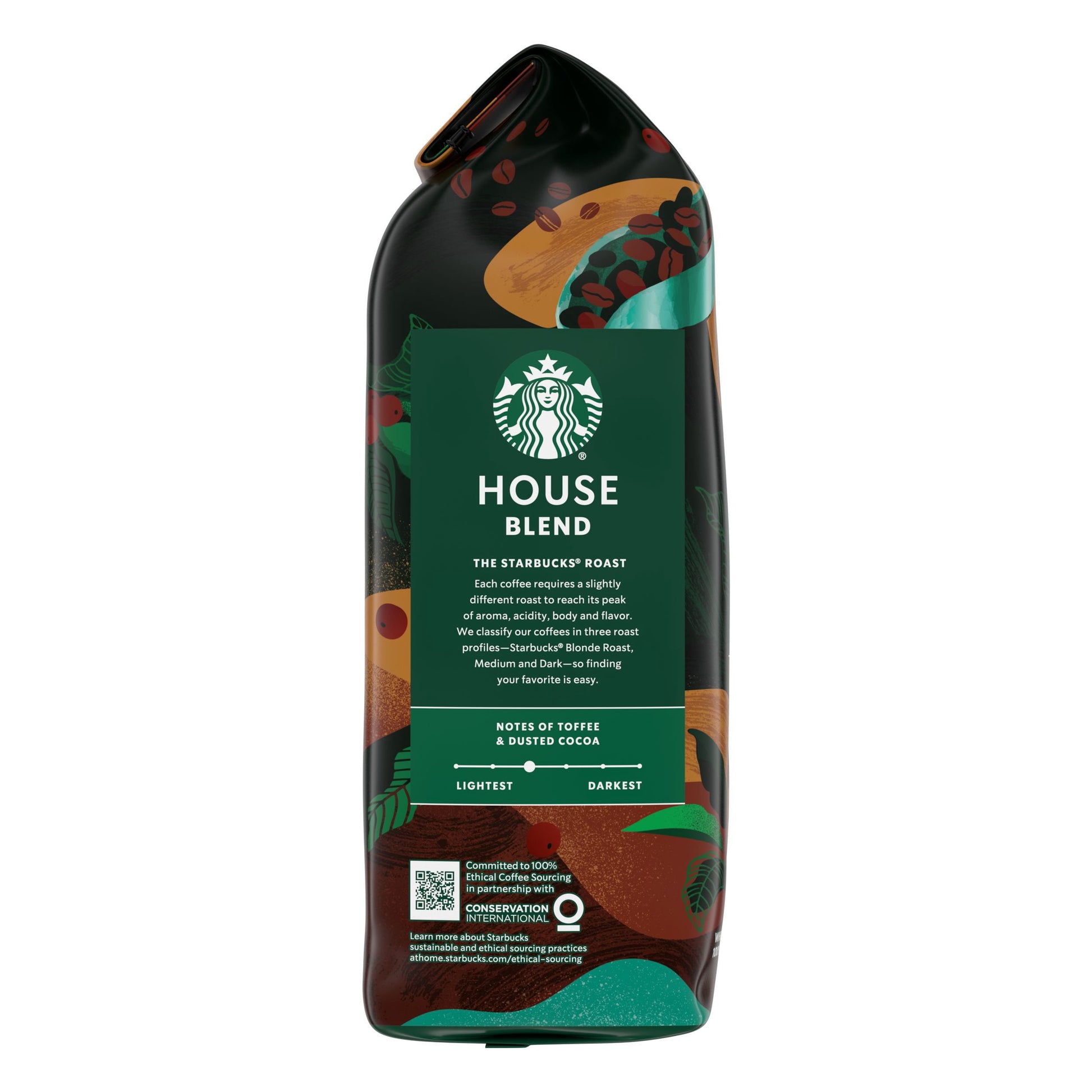 Starbucks Medium Roast Whole Bean, House Blend, 32 oz.