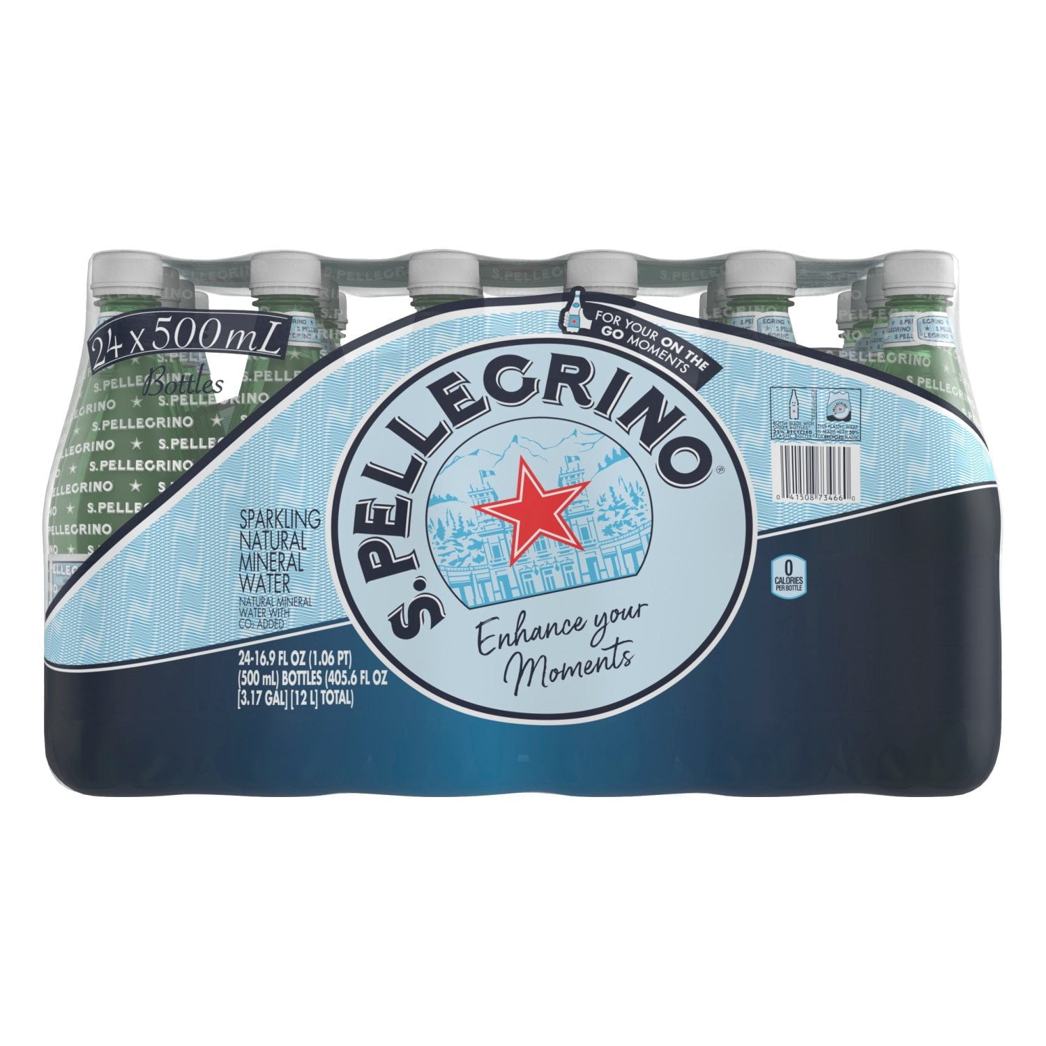 S.Pellegrino Sparkling Natural Mineral Water 16.9 fl. oz., 24 pk.