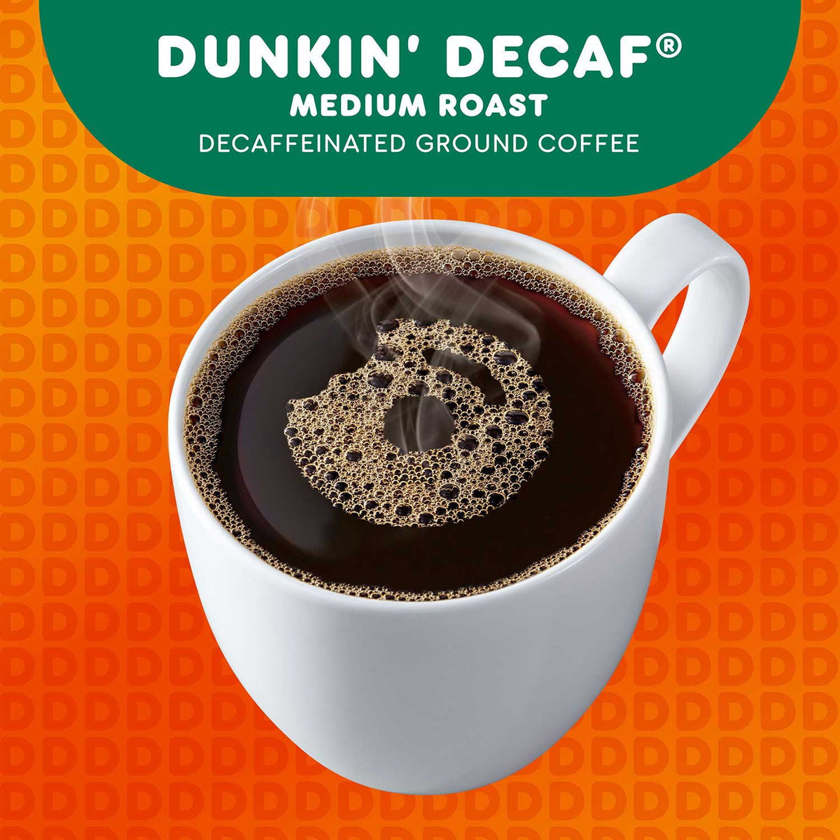 Dunkin' Decaffeinated Medium Roast Ground Coffee, 40 oz.