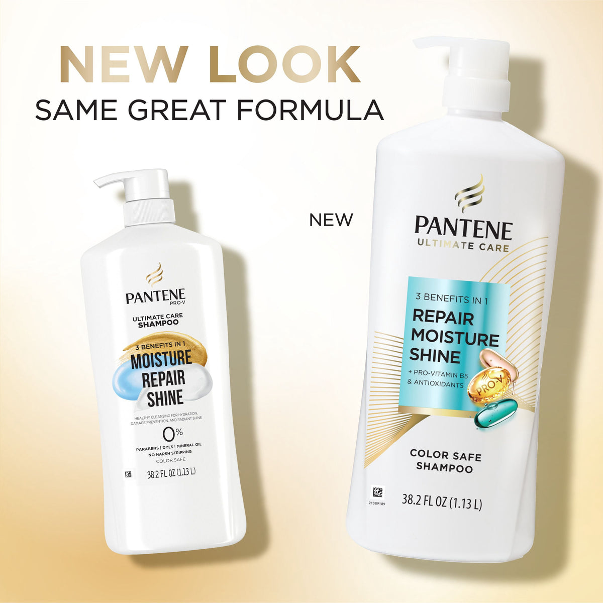 Pantene Pro-V Ultimate Care 3-in-1 Shampoo, 38.2 fl. oz.