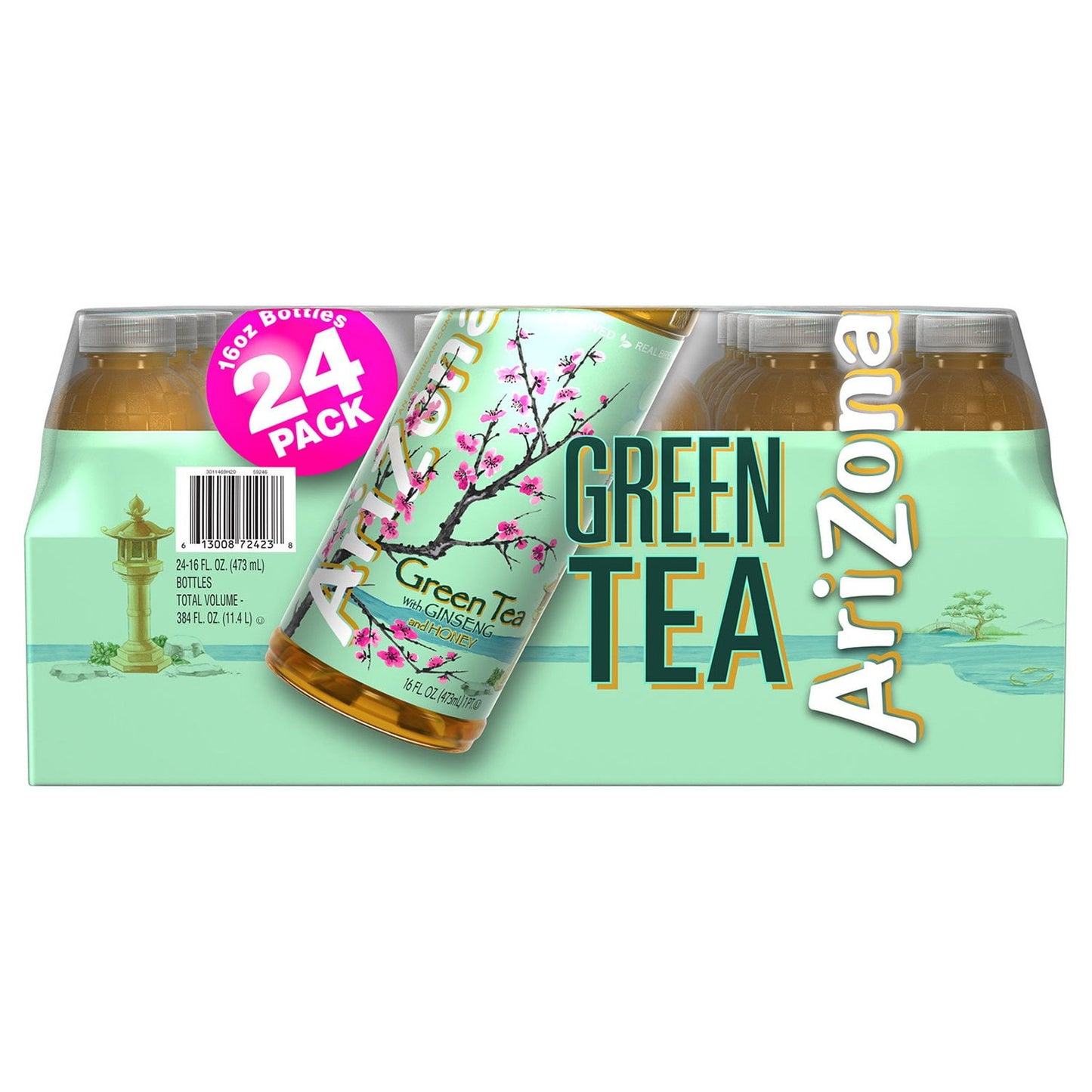 AriZona Green Tea with Ginseng and Honey 16 fl. oz., 24 pk.