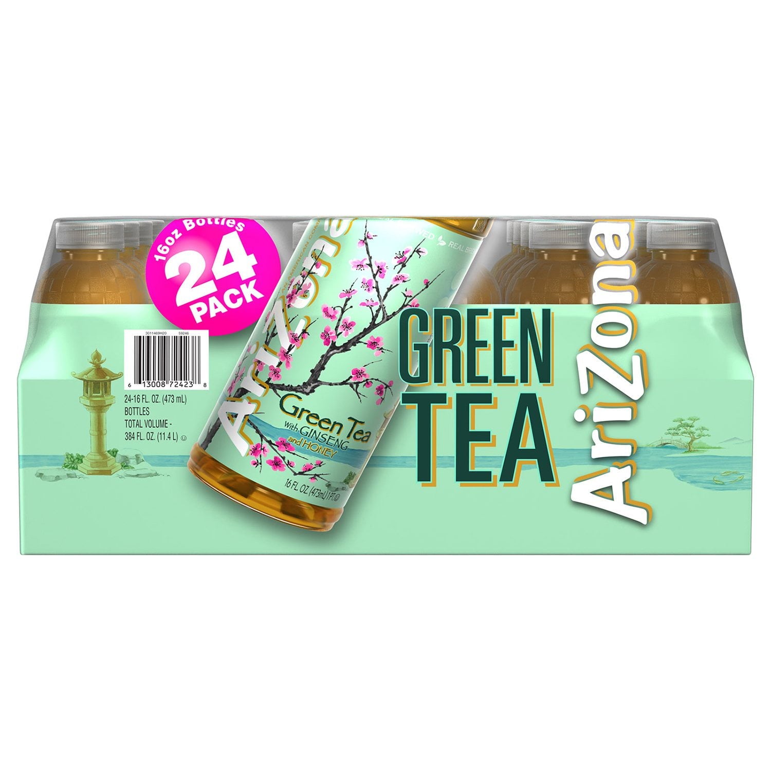 AriZona Green Tea with Ginseng and Honey 16 fl. oz., 24 pk.