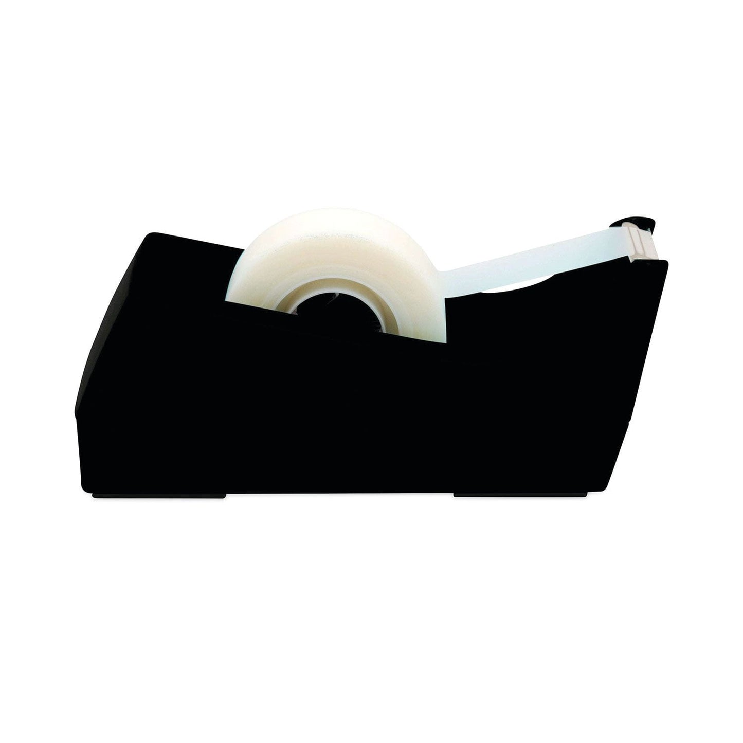 Scotch - Desktop Tape Dispenser, 1" Core, Weighted Non-Skid Base - Black