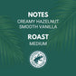 Zavida Coffee Whole Bean Coffee, Hazelnut Vanilla, 32 oz.