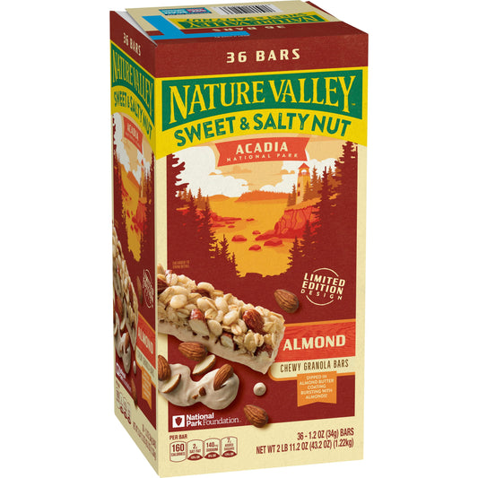 Nature Valley Sweet and Salty Nut Almond Granola Bars, 36 ct.