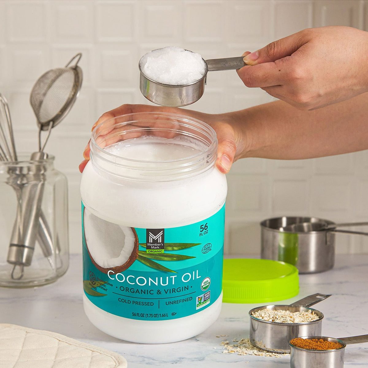 Member's Mark Organic Virgin Coconut Oil, 56oz.