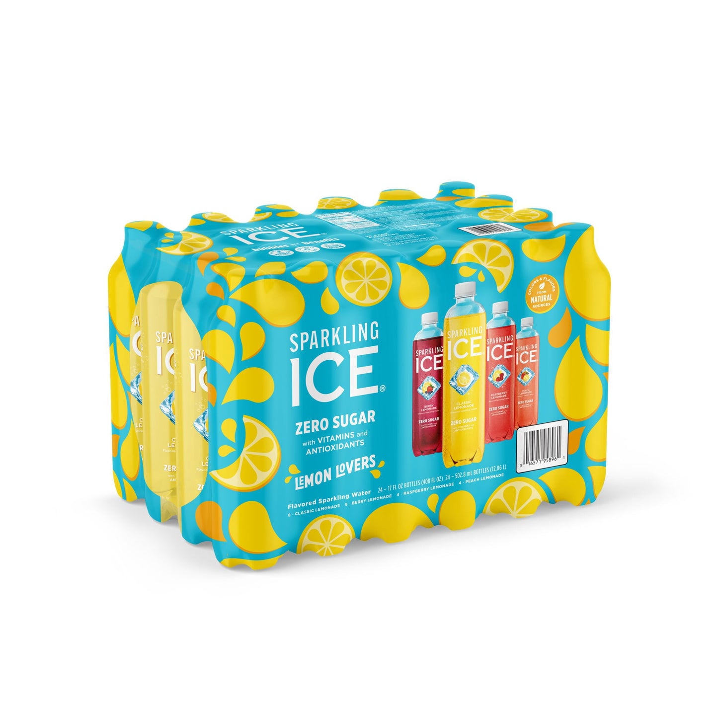 Sparkling Ice Summer Lemonade Variety Pack, 17 fl. oz., 24 pk.
