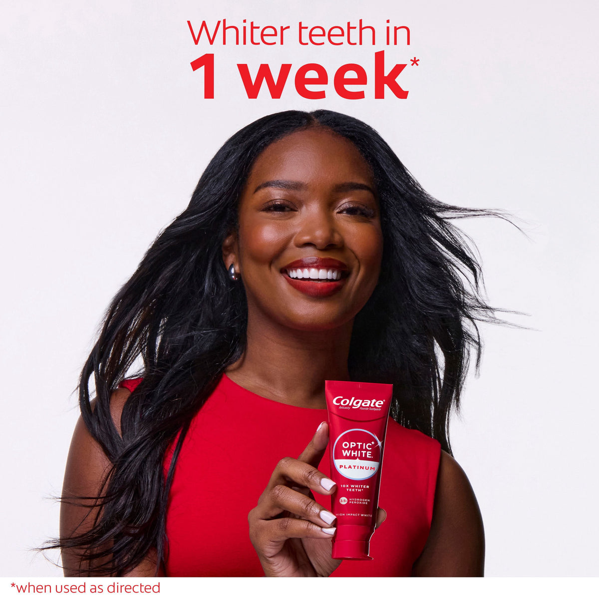 Colgate Optic White Platinum Teeth Whitening Toothpaste, 4.1 oz., 4 pk.