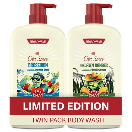 Old Spice Lawn Ranger & Broseidon Mens Body Wash, 30 fl. oz., 2 pk.