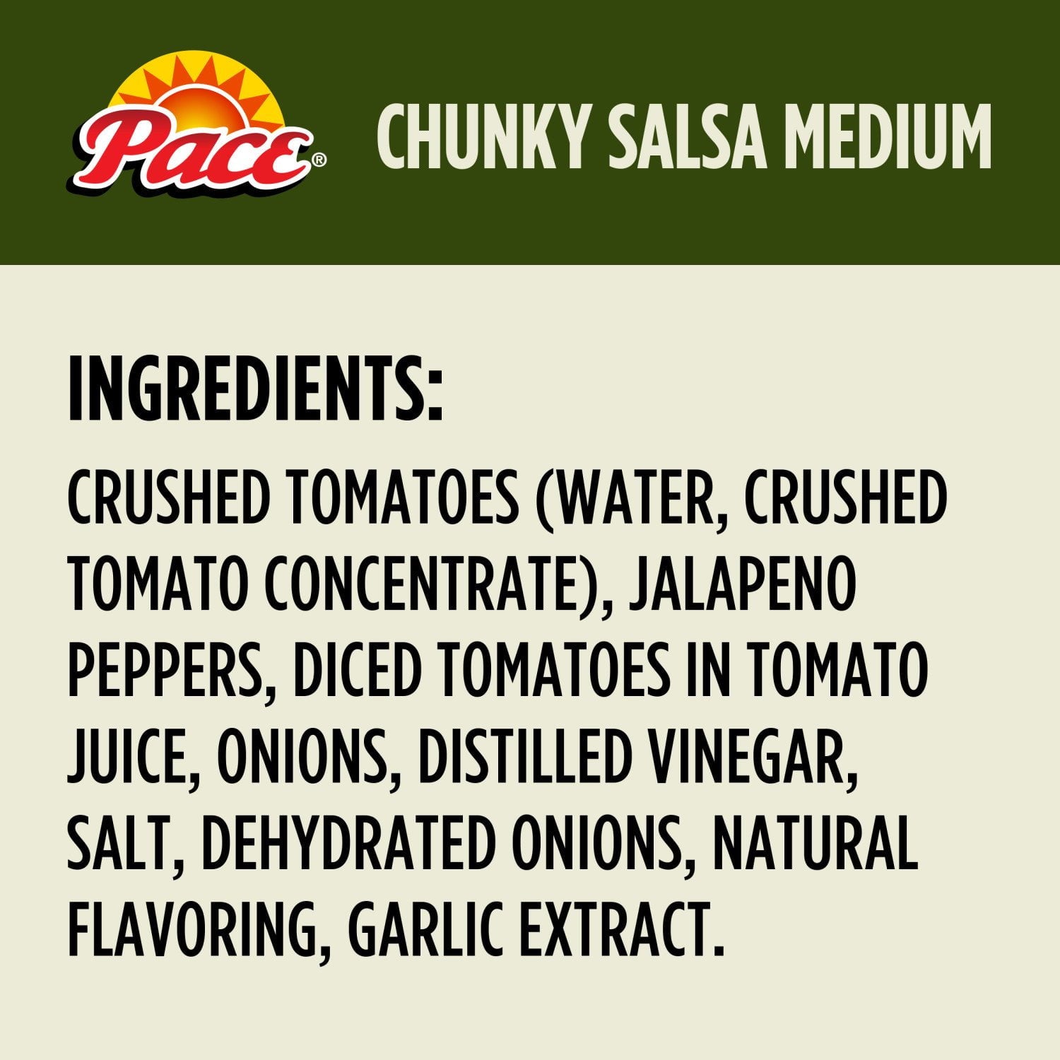 Pace Chunky Salsa, Medium, 38 oz., 2 ct.