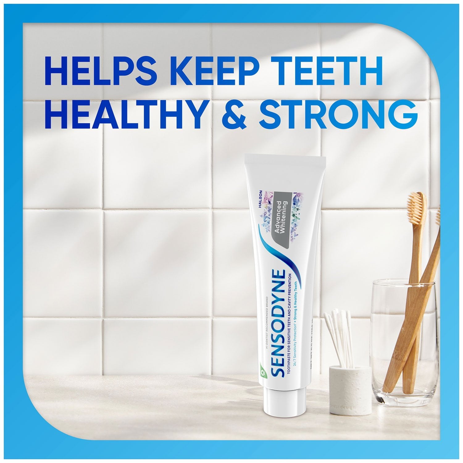 Sensodyne Advanced Whitening Toothpaste, 6.5 oz., 4 pk.