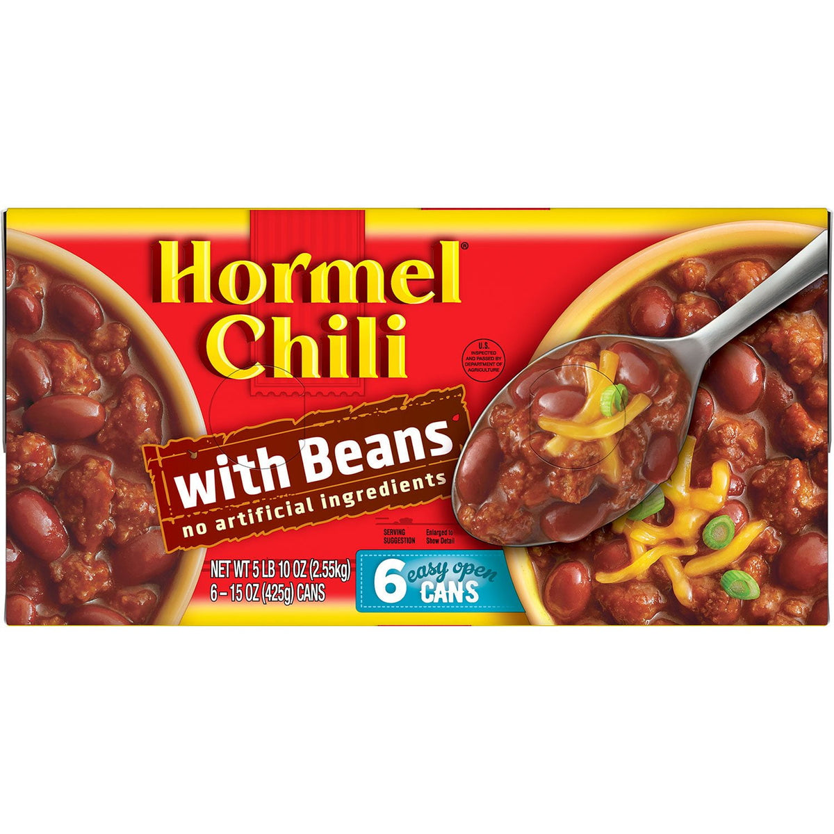 Hormel Chili with Beans 15 oz., 6 pk.