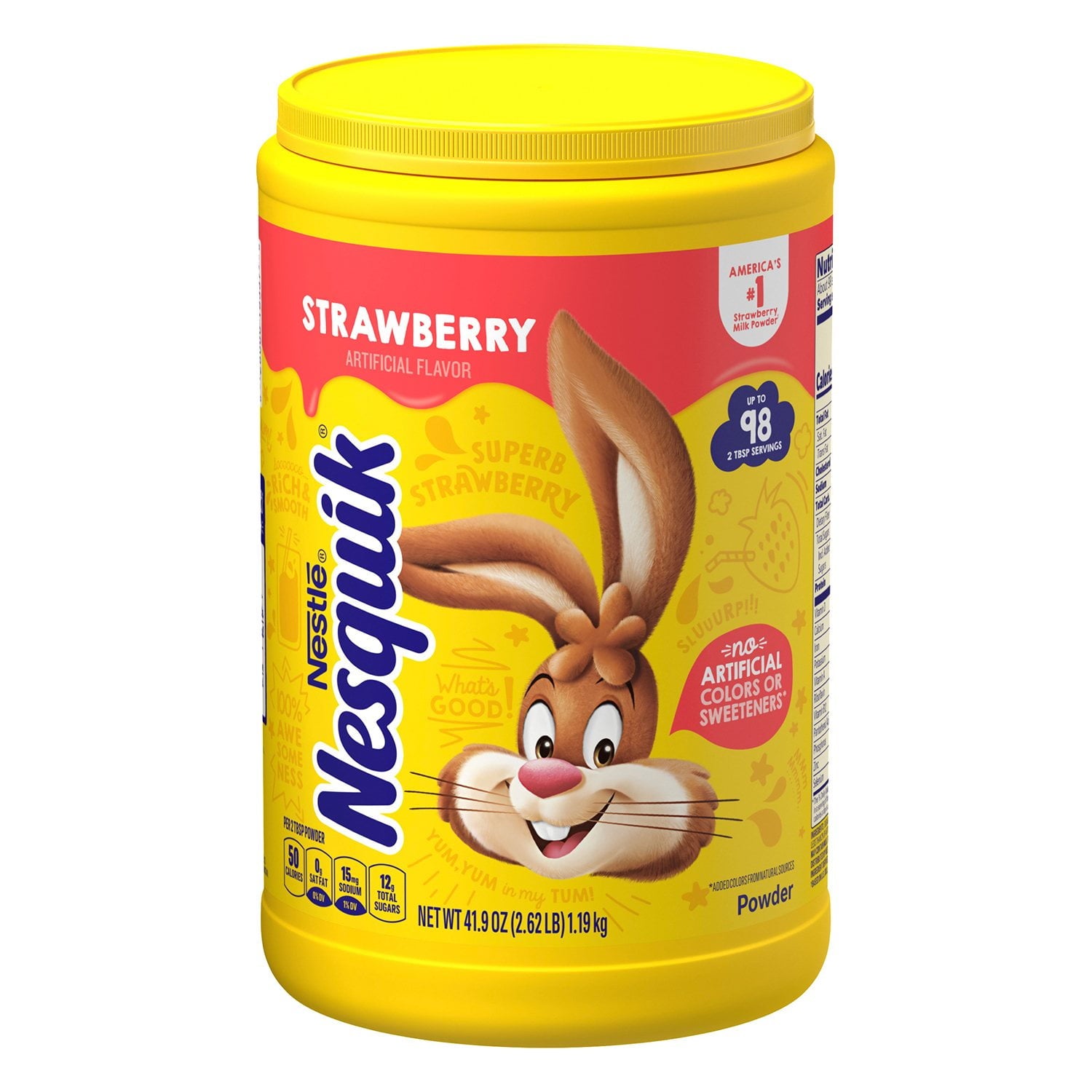 Nesquik Strawberry Powder Drink Mix 41.9 oz.