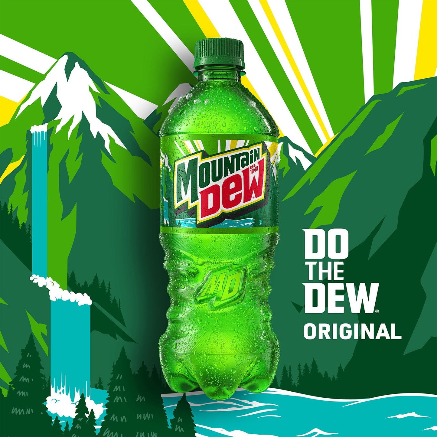Mountain Dew Soda 16.9 fl. oz., 24 pk.