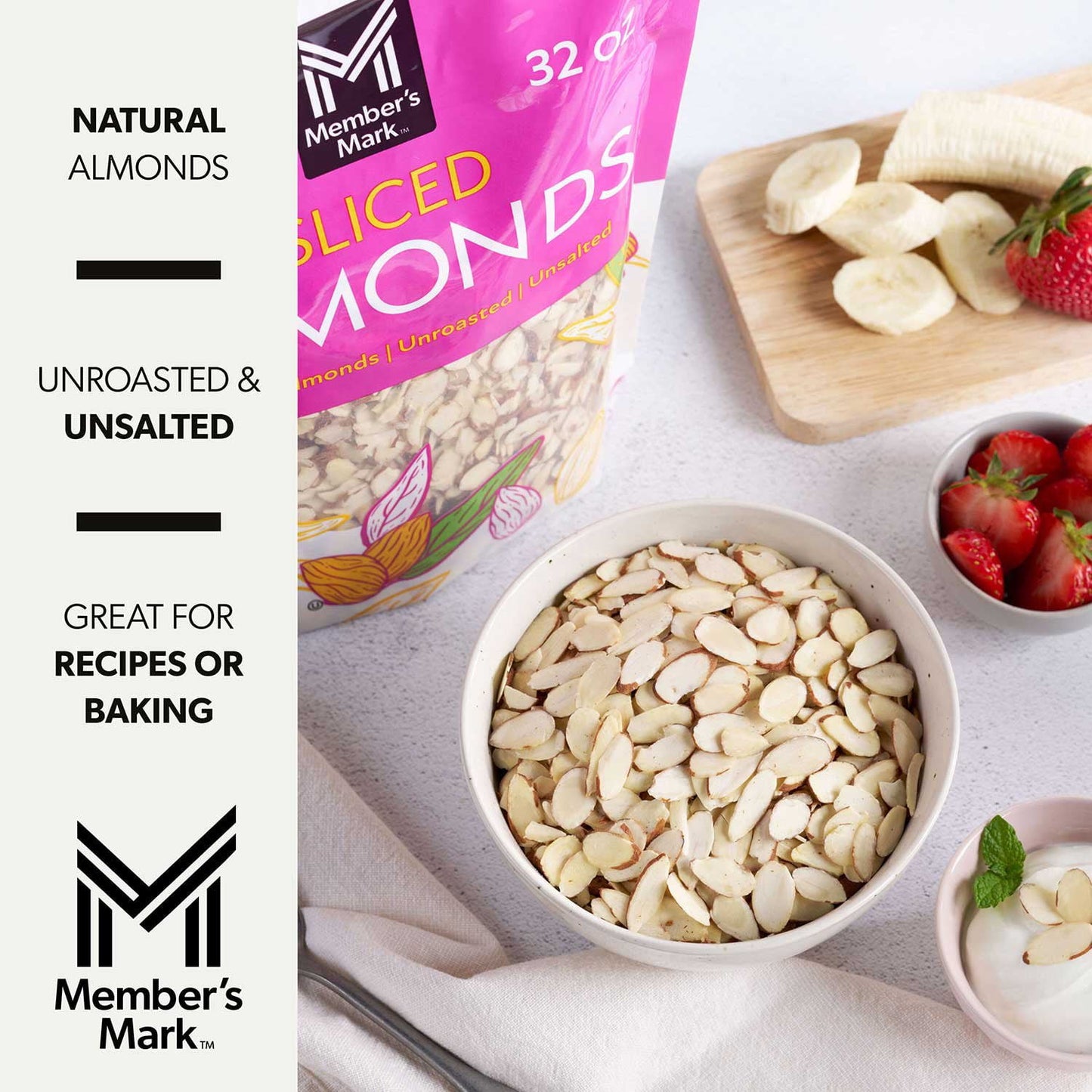 Member's Mark Sliced Almonds, 32 oz.