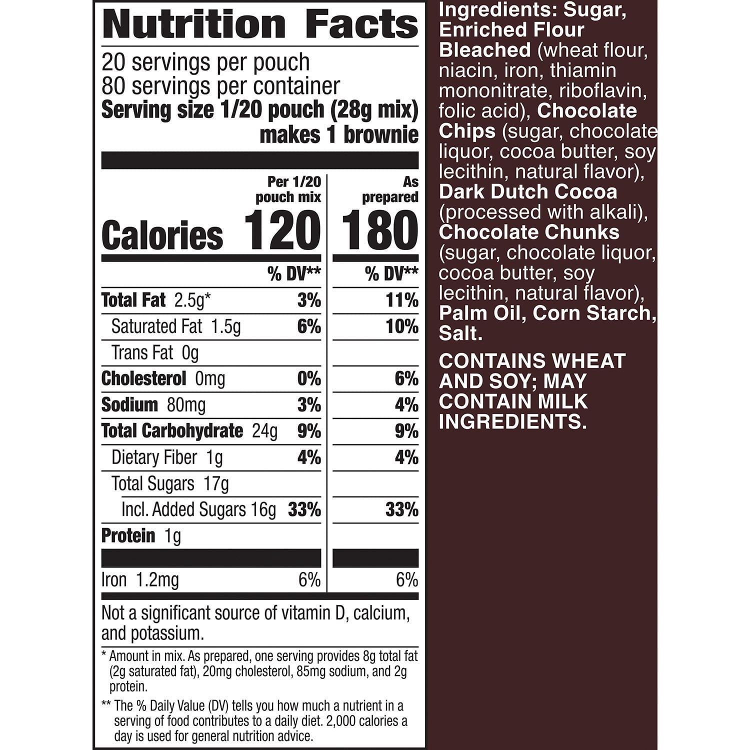 Betty Crocker HERSHEY'S Triple Chocolate Fudge Brownie Mix, 20 oz., 4 pk.