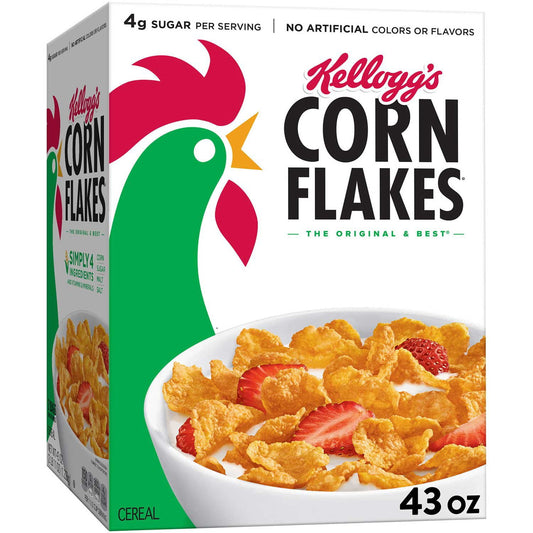 Corn Flakes Cereal, 43 oz.