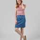 WOMEN'S STRETCH COMFORT JEAN SKIRT