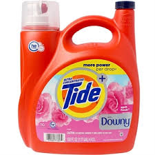 Tide Liquid with Downy Laundry Detergent, April Fresh Scent, 158 Loads, 208 fl oz