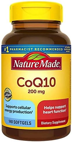 Nature Made Coq10 200 Mg, Naturally Orange, Value Size,140 Count Softgels