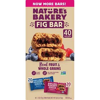 Nature's Bakery Fig Bar (40 Pack/ 5 LBS)