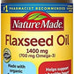 Nature Made Organic Flaxseed Oil, Omega-3-6-9 for Heart Health, 1400 mg, Liquid Softgels - 300 Count