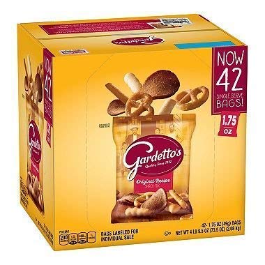 Gardetto's Original Recipe Snack Mix, 1.75 oz Each -Family Value 1 Pack ( 42 Bags )