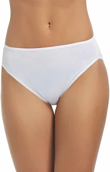 Felina Womens 8 Pack Cotton Modal Stretch Hi-Cut Brief