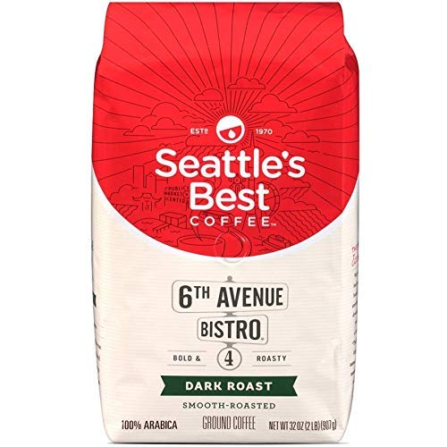 Seattle's Best 6th Avenue Bistro (Previously Signature Blend No.4) Level 4 Dark Roast Coffee (32-Ounce Bag)