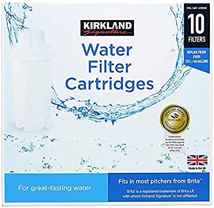 Kirkland Signature Water Filter Cartridges for Brita Pitchers