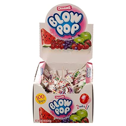 New Charms Blow Pops 100 Ct Assorted Display Candy Bag Cheap Wholesale Discount Bulk Candy Candy Bag Fashion Accessories