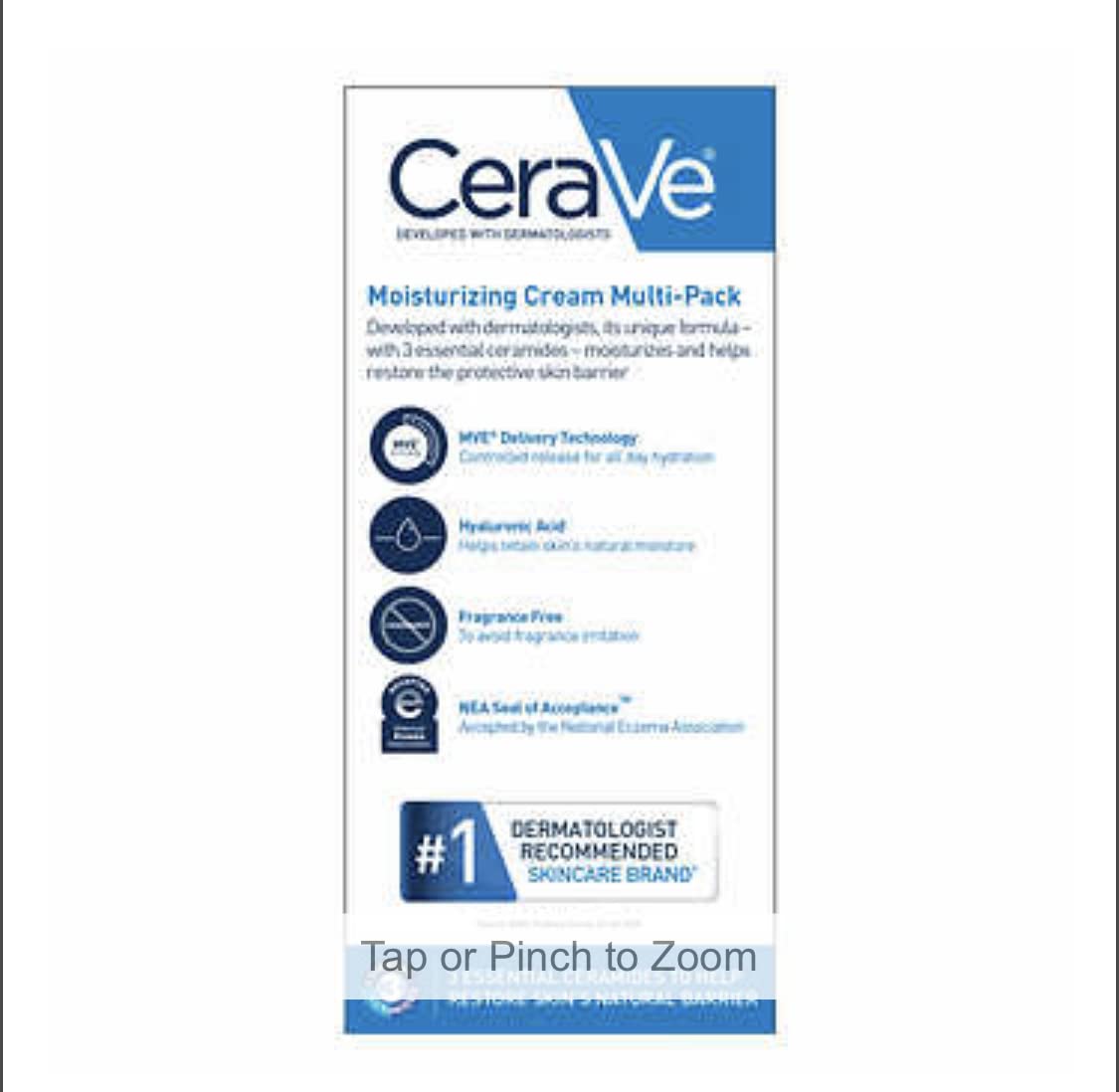 Cerave Moisturizing Cream Multipack 16 OZ Pump + 16 OZ Refill (2 Pack)