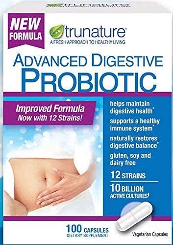 Trunature® Advanced Digestive Probiotic Help Restore and Maintain Your Digestive Balance