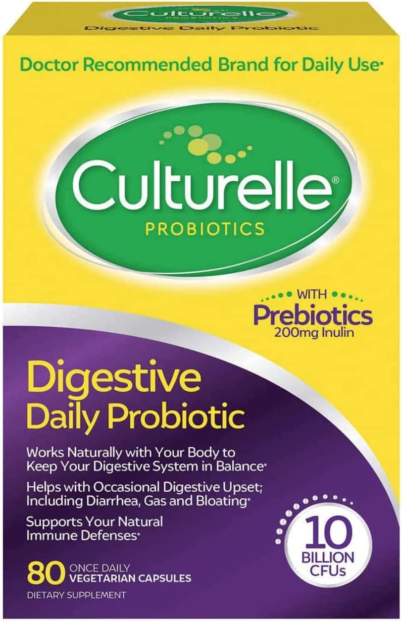 Culturelle Digestive Health Probiotic, 80 Capsules