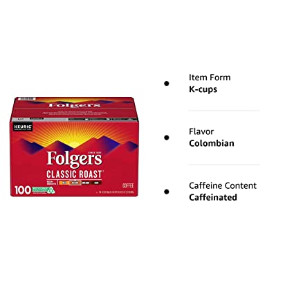 Folgers 100% Colombian Medium Dark Roast Coffee