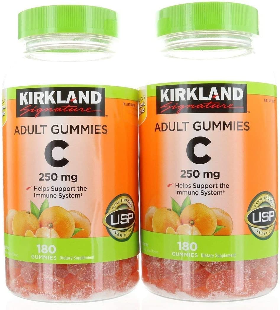 Kirkland Signature Vitamin C 250 mg., 360 Adult Gummies (2 Pack)