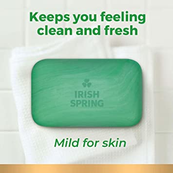 Large 20 Bar Irish Spring 12hr Fresh Deodorant Body Soap 4.5oz Original Clean