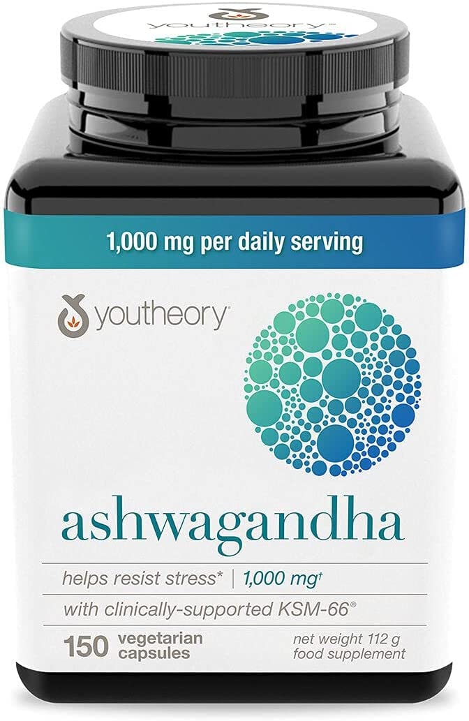 Organic KSM-66 Ashwagandha Dietary Vegetarian Supplements 120ct