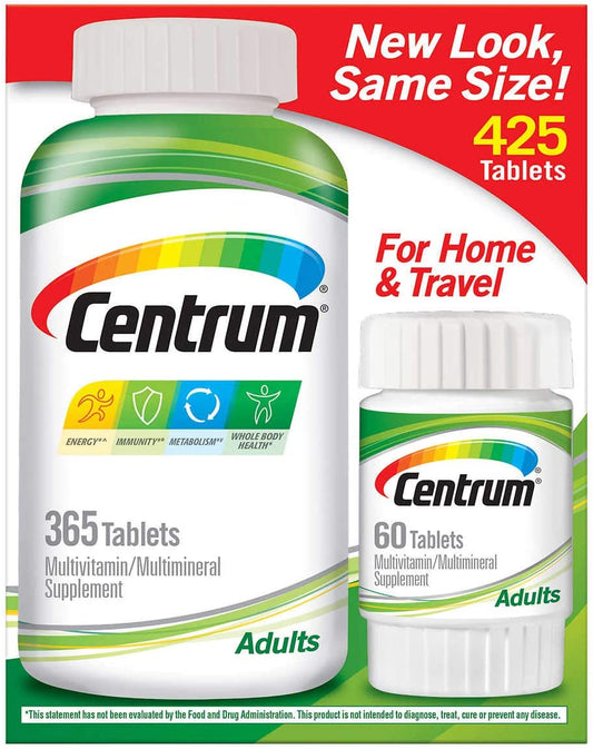 Centrum Adults Multivitamin Multimineral Supplement: 425 Tablets