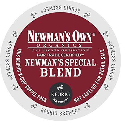 Newman's Own Special Blend Coffee, Medium Roast Coffee K-Cup Portion Pack for Keurig K-Cup Brewers