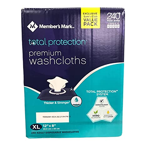 Member's Mark Adult Washcloths