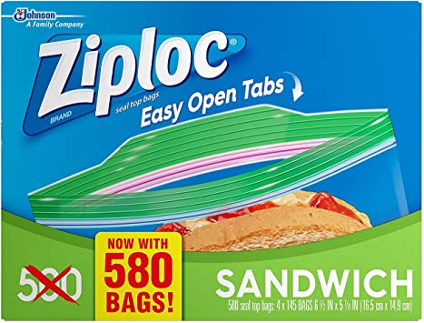 Jumbo Pack of 580 Sandwich Bag