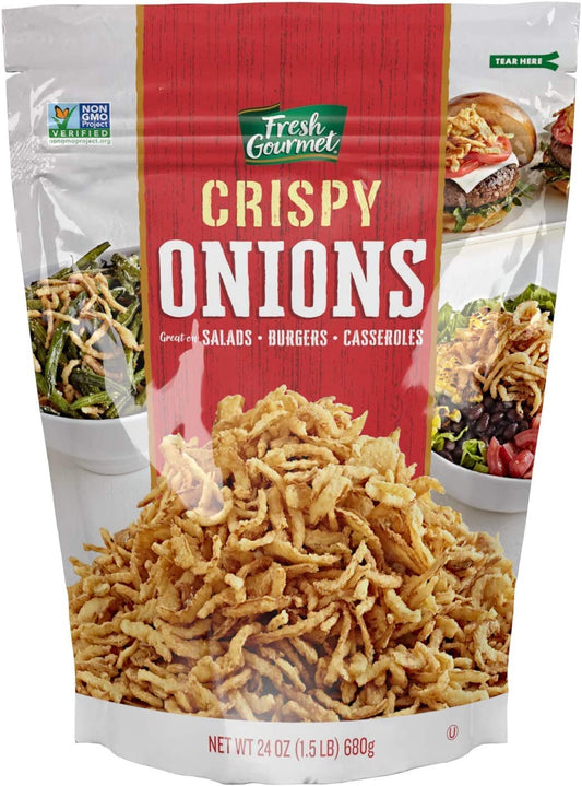 Crispy Onions, 24 Ounce Resealable Bag