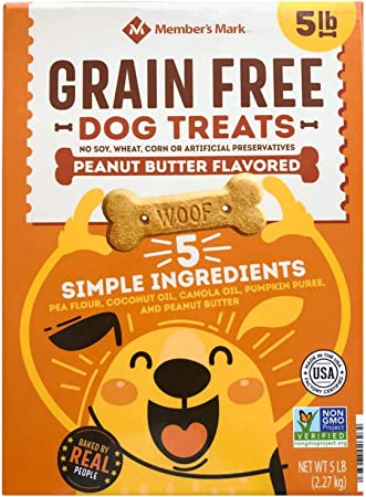 Grain Free Dog Treats, Peanut Butter Flavored