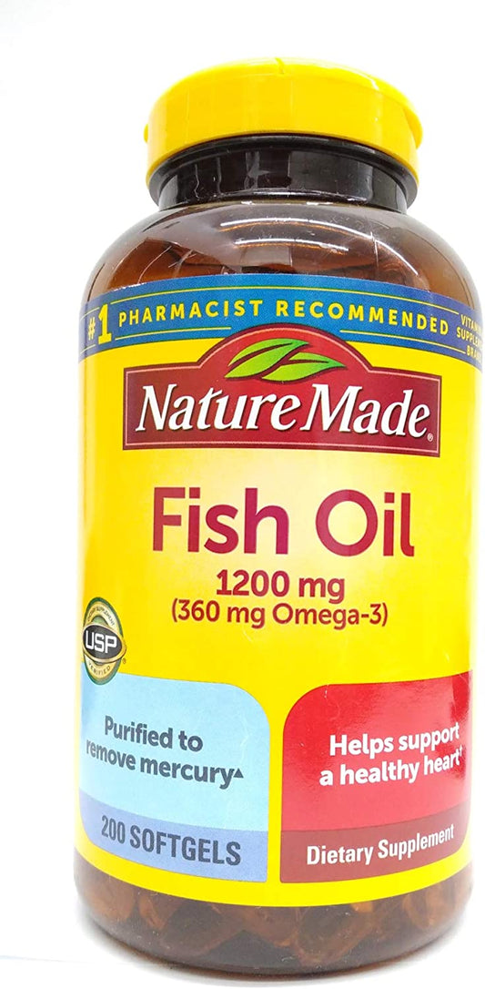 Nature Made Fish Oil 1200 Mg (360 Mg Omega-3)