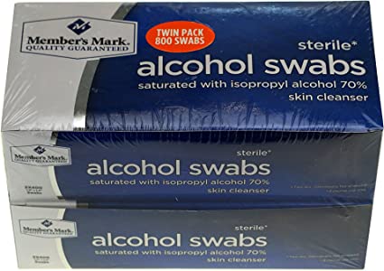 Member's Mark Sterile Alcohol Swabs, Twin Pack: